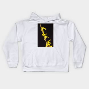 Forsythia Flowers 2 Kids Hoodie